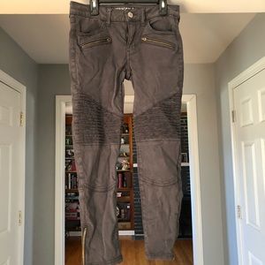 American eagle zipper jeggings